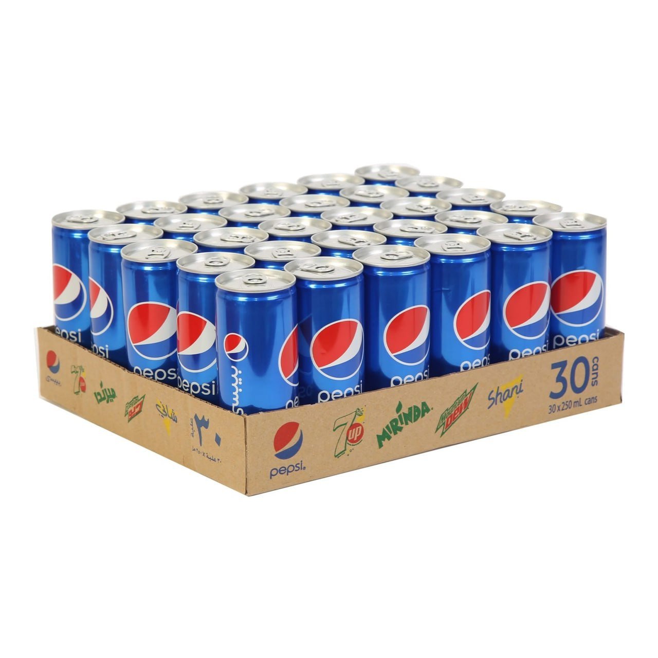 Arabic: باك بيبسي علب 30 × 250 مل