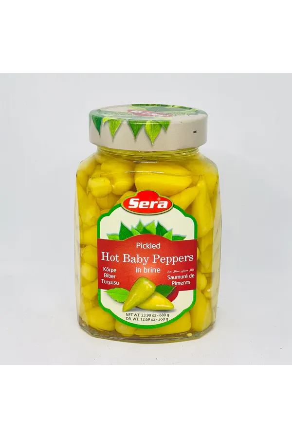 بیبەری گەرمی منداڵی ترشی سێرا لە Brine500g
