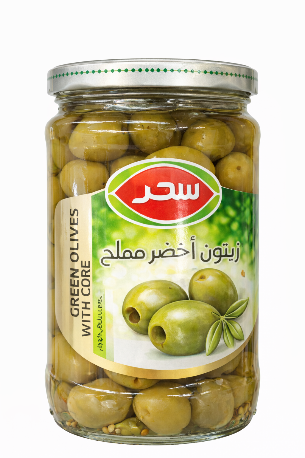 زەیتوونی سەوزی ترشی سەحەر (بە ناوەکی)240g