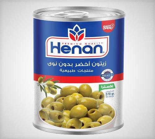 زەیتوونی سەوزی بێ ناوکی ھێنان