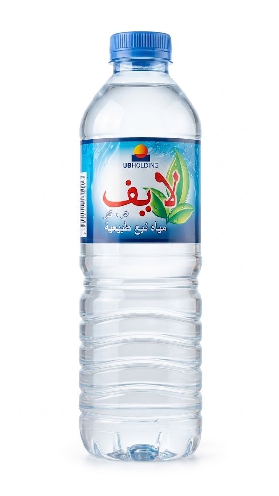 مياه لايف نبع طبيعية 0.5 لتر