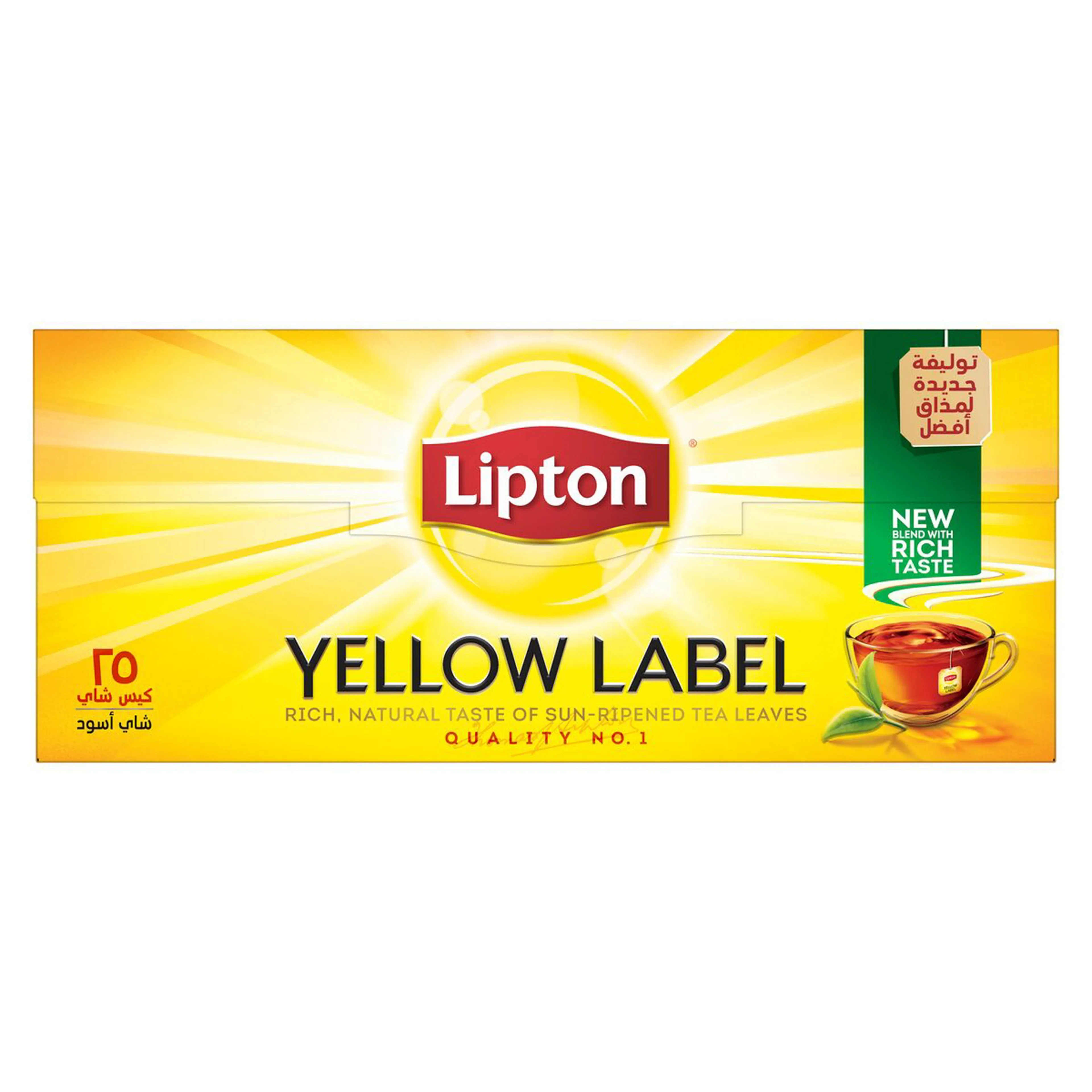 لیپتۆن - چای زەردی لیبێڵ (٢٥ کیسە).