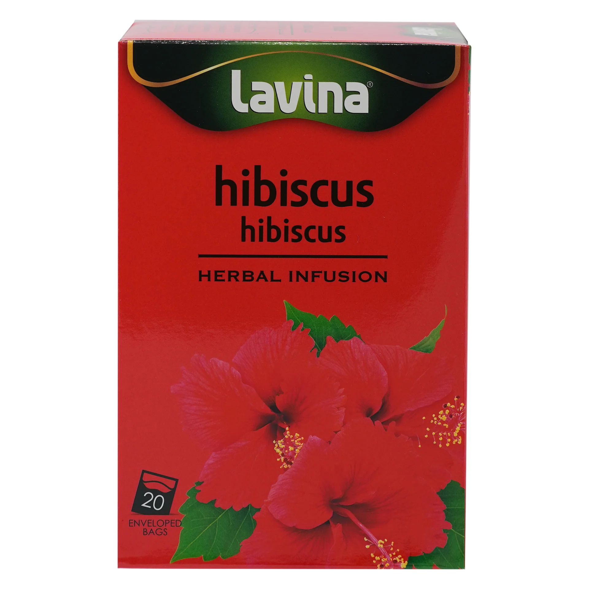 گەڵاژووی سروشتی لافینا (Hibiscus)، ٢٠ کیسە.