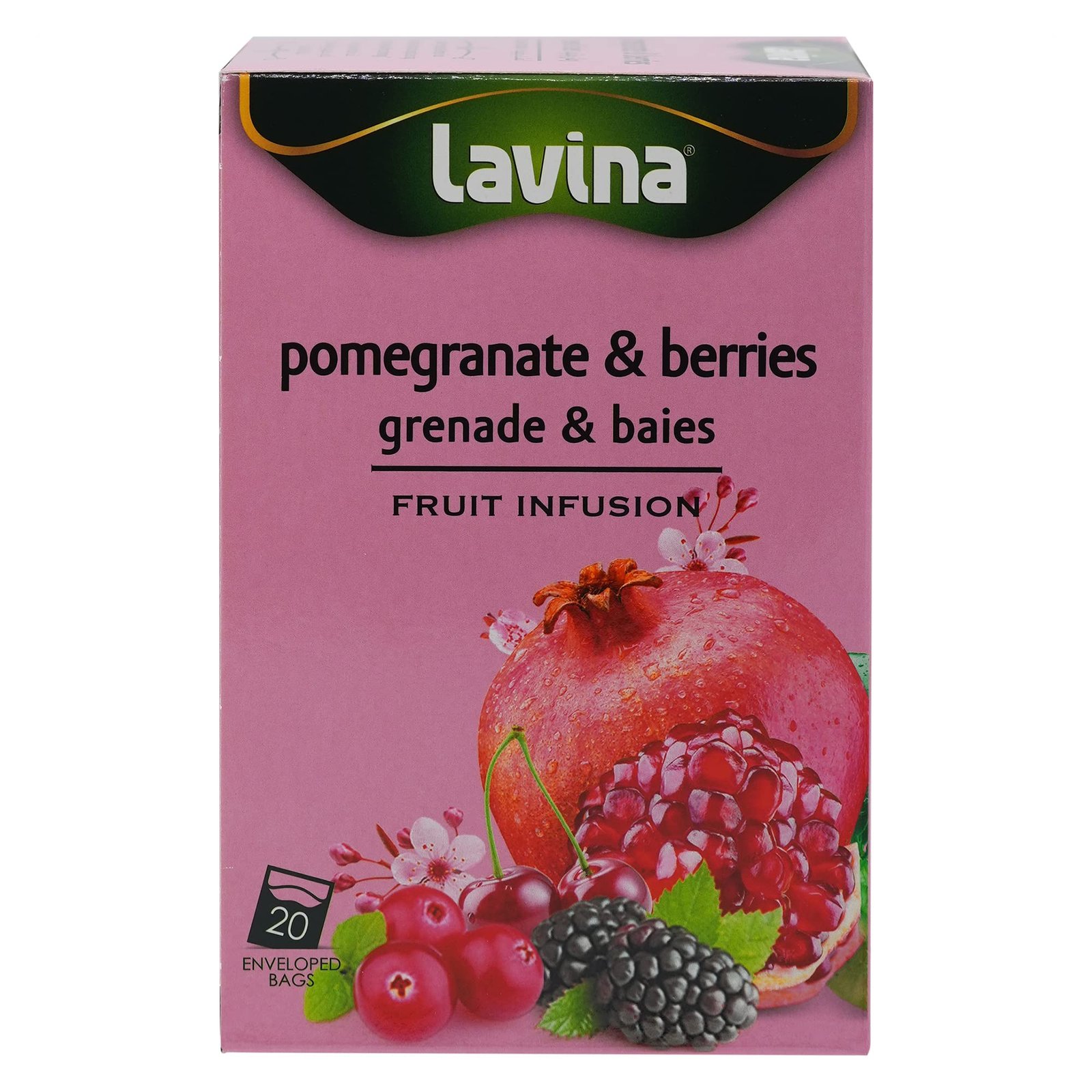 تێکەڵەی میوەی سروشتی لافینا (هەنار و تووت).٢٠ کیسە.