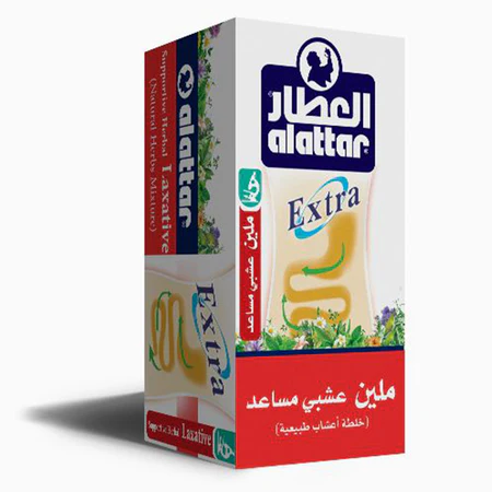 تێکەڵەی گژوگیای سروشتی بۆ نەرمکردنی ڕیخۆڵە (Extra) لە "العطار".