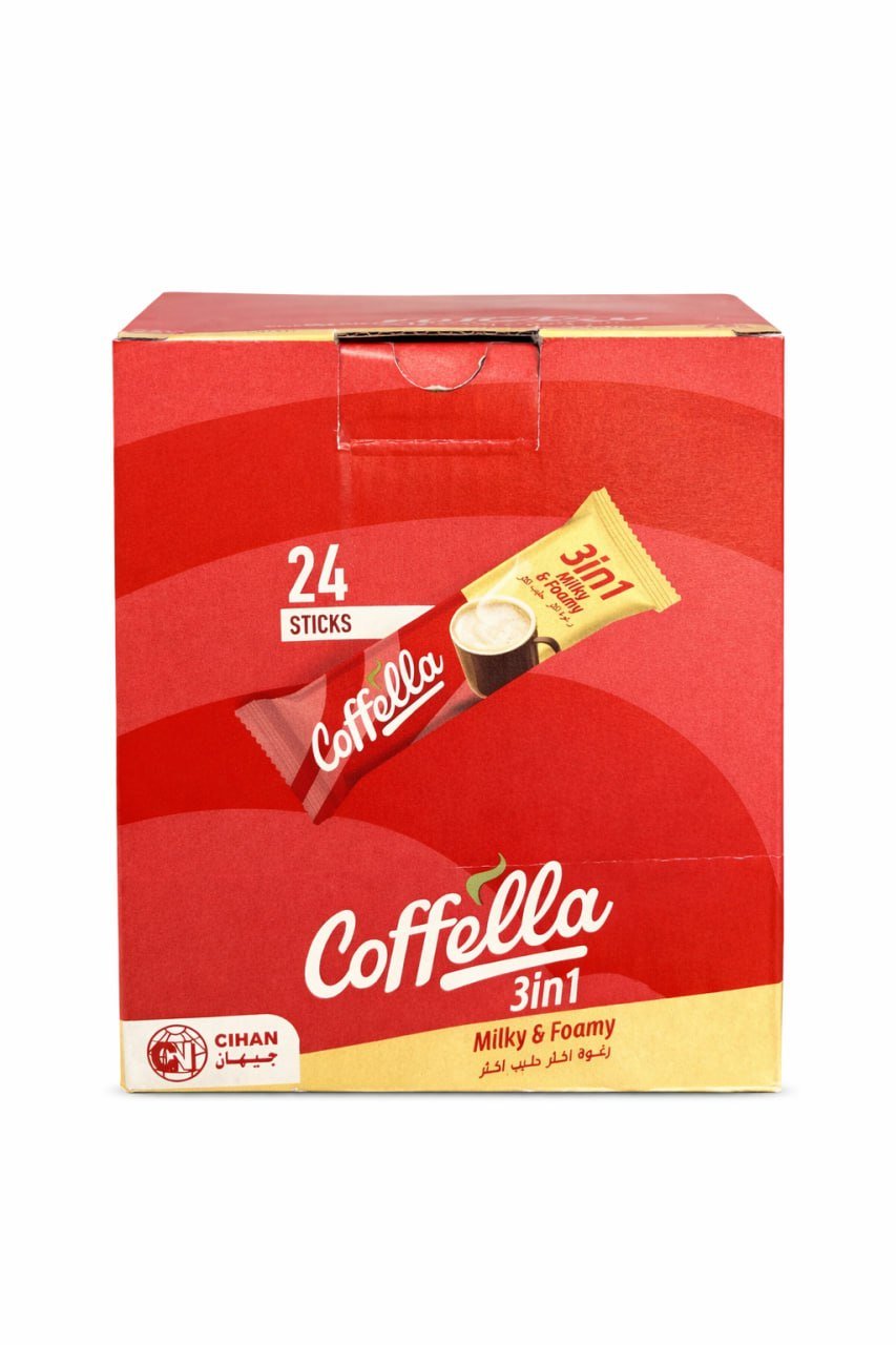 کۆفێلا 3in1 شیری و کەفاوی قاوەیەکی خێرا 24stick