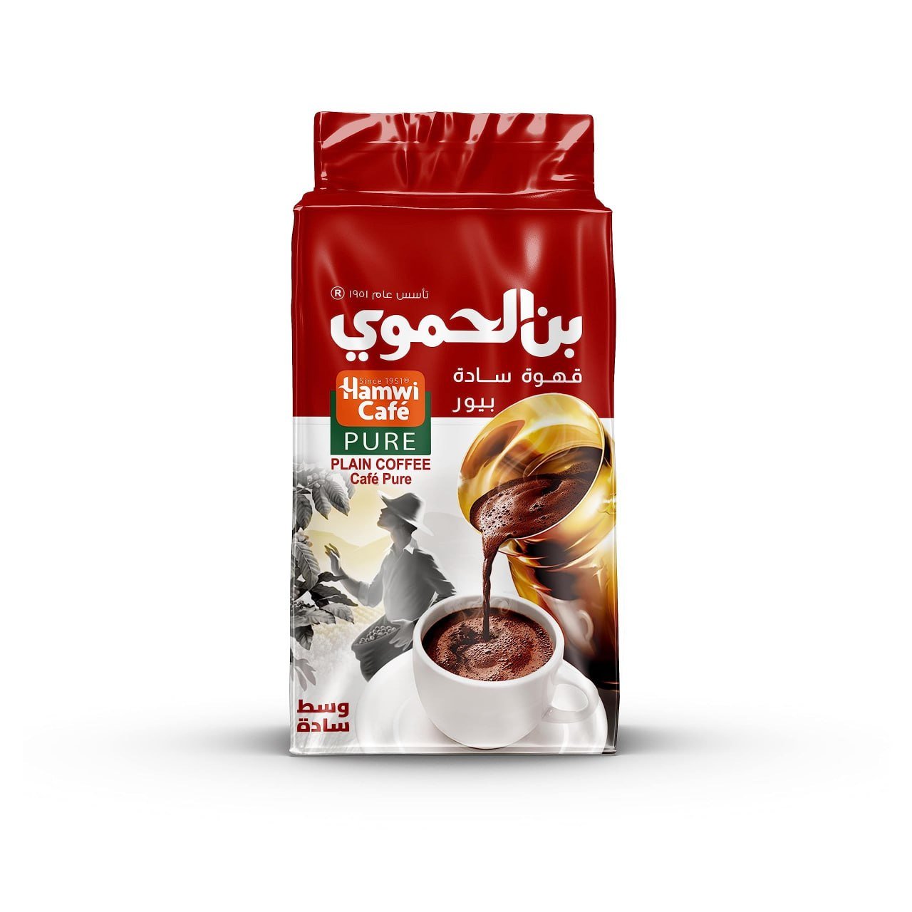 قاوەی حەمەوی بێ هێڵ (سادە)
