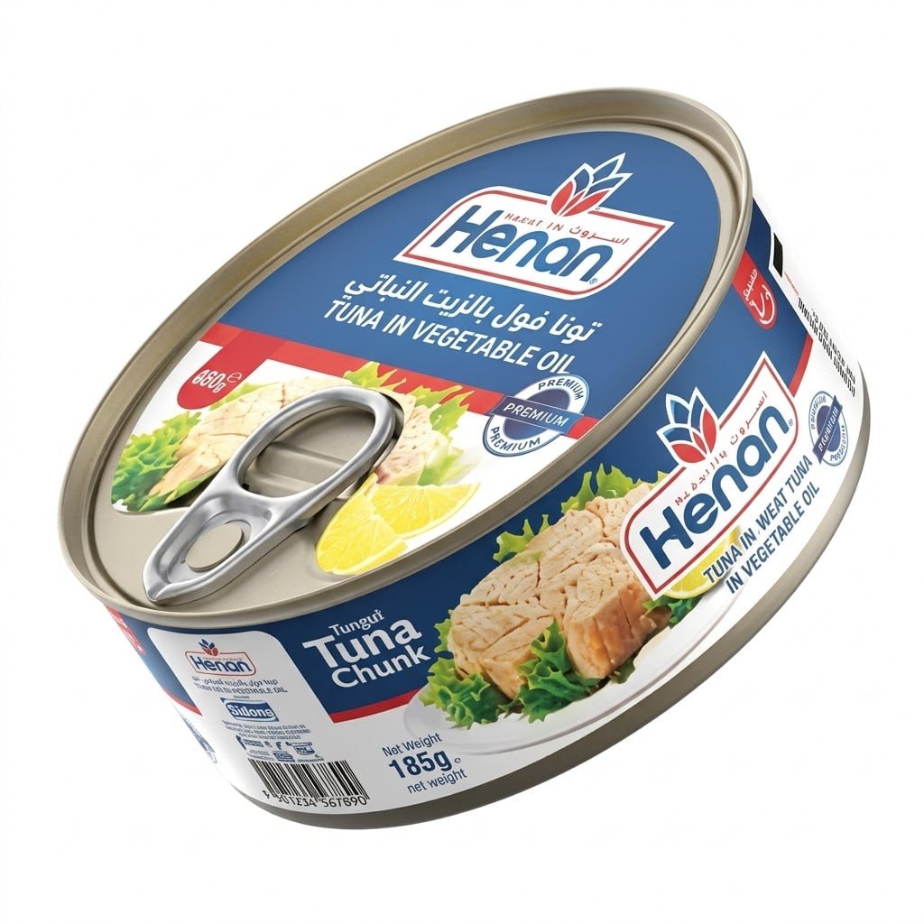 تۆنەی Henan (Tongol) پارچەی تەواو لە زەیتی ڕووەکی 185g