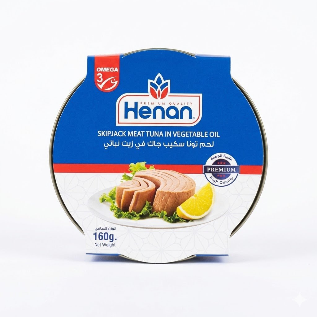 تۆنەی Henan (Skipjack) لە زەیتی ڕووەکی 160g