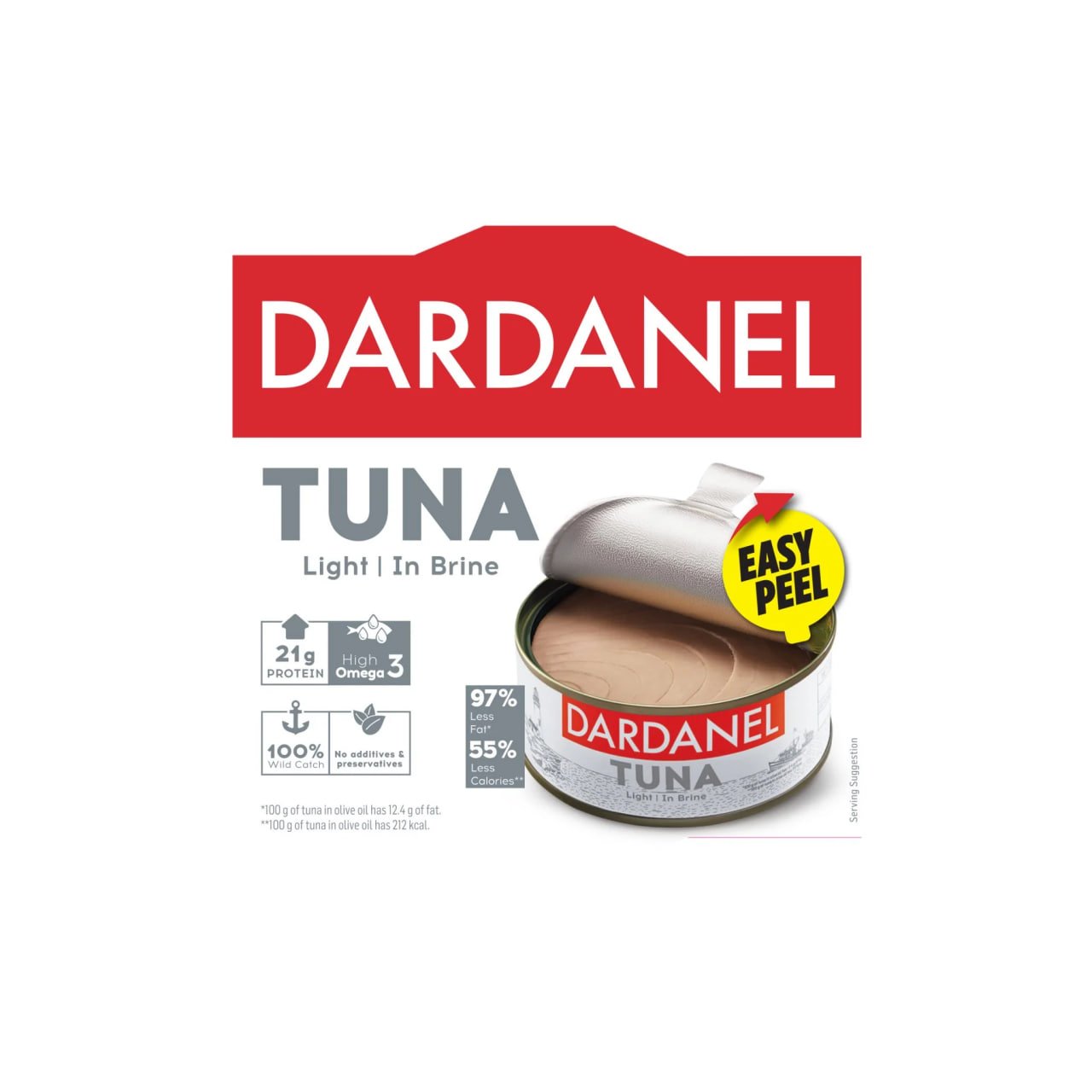 تۆنەی Dardanel لە ئاوەکە 140g