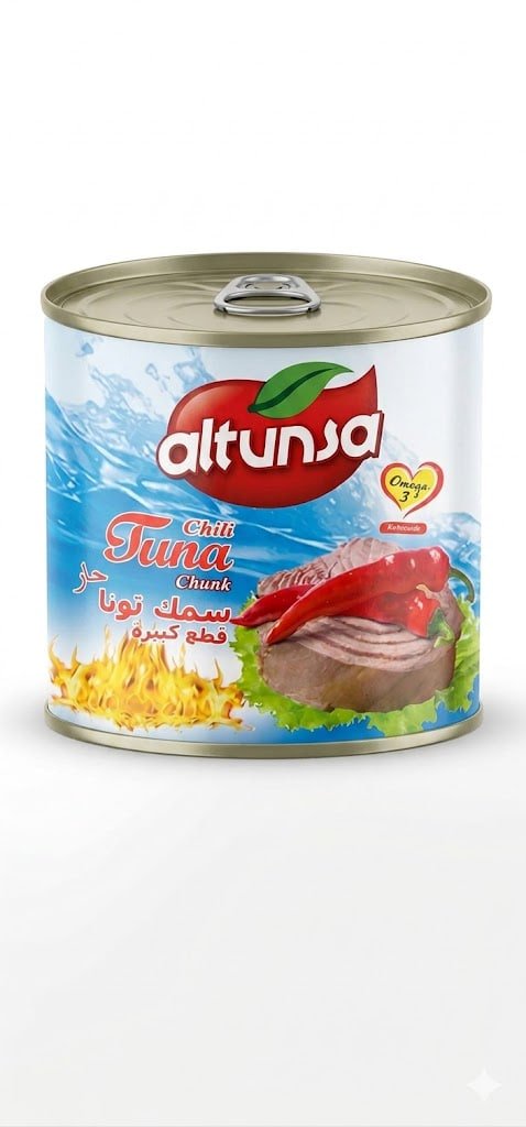 تونای Altunsa پارچە گەورە بە فلفل 400g