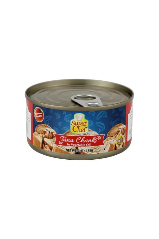 تونا Super Chef پارچەیی لە ڕۆنی ڕووەکی 185g