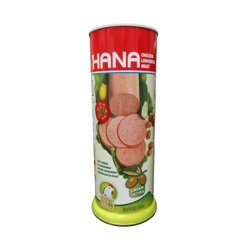 گۆشتی لانچۆنی مریشکی HANA لەگەڵ زەیتوونی سەوز 835g
