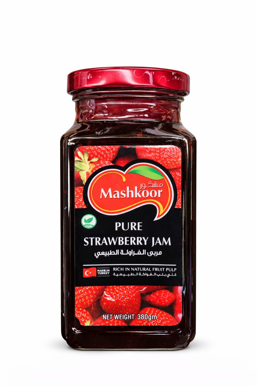 مربای توت‌فرەنگی Mashkoor 380g
