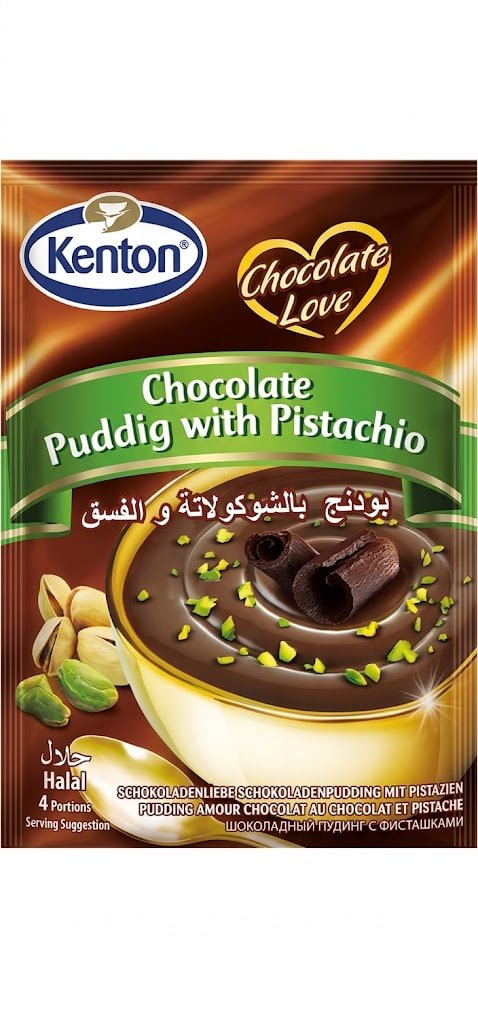 پودینگی چۆکڵاتەی کێنتۆن لەگەڵ فستق 100g
