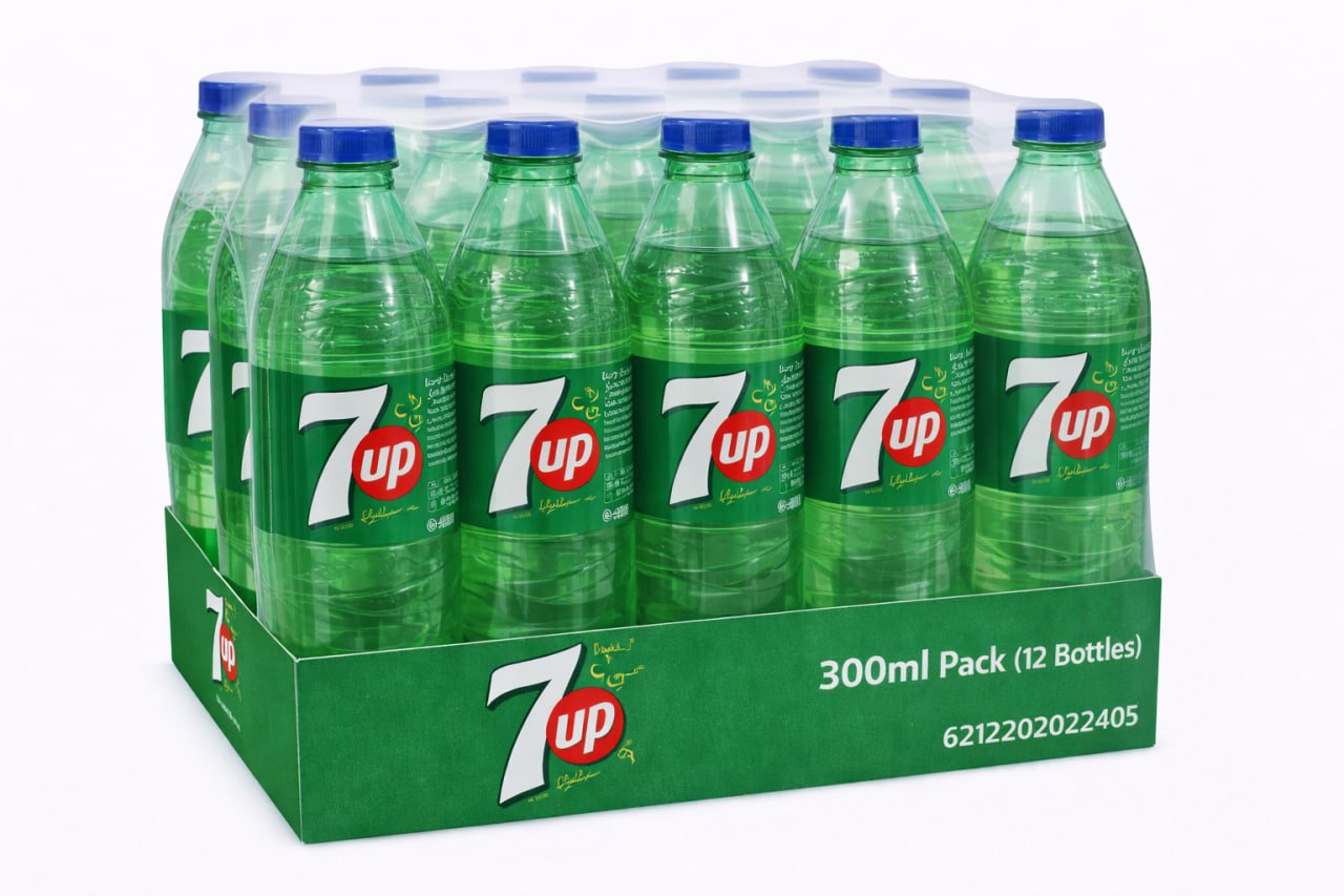 سفن أب 300 مل عبوة 12 حبة