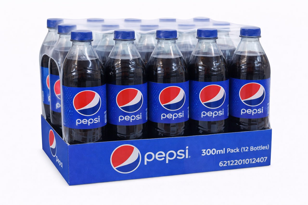 بيبسي كولا 300 مل عبوة 12 حبة