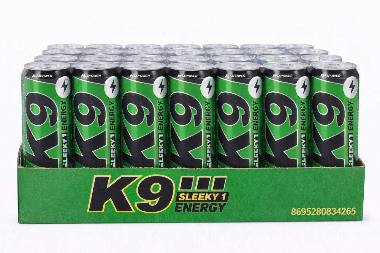 مشروب طاقة K9 سليكي 1 أخضر 330 مل عبوة 24 علبة
