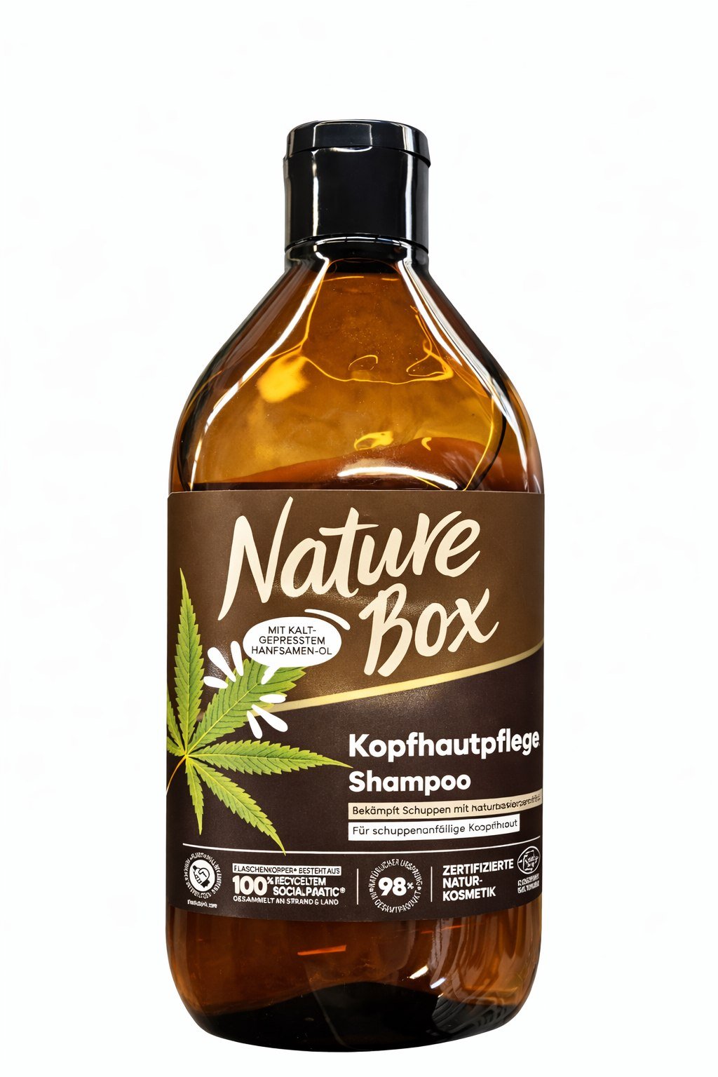 شامپۆی نێیچەر بۆکس بۆ چاودێری پێستی سەر بە زەیتی تۆوی کەتان385ml