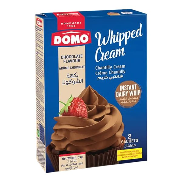 کرێمی شانتیلی شکۆلەتی Domo 72g