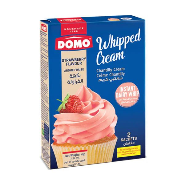 کرێمی شانتیلی فرۆڵەی Domo 72g