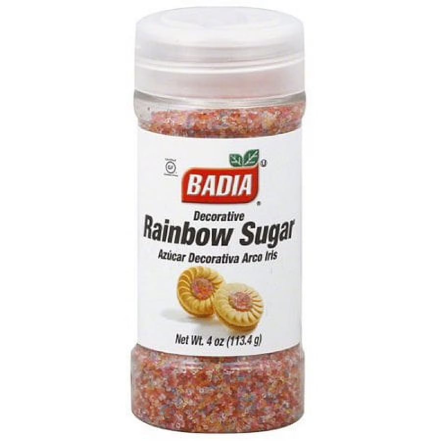 شەکرەڕەنگی Rainbow بۆ ڕازاندن Badia 113.4g