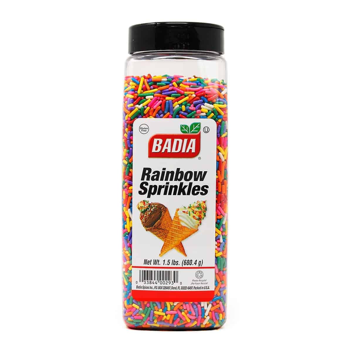 ڕەنگاوڕەنگی کیک Rainbow Badia 680.4g