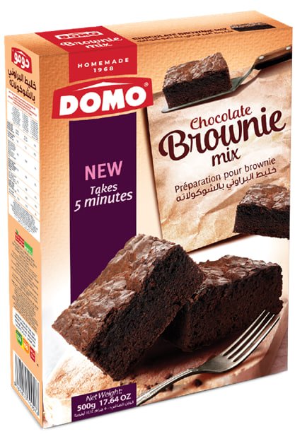 خلیط براونی چۆکۆلەتی Domo 500g