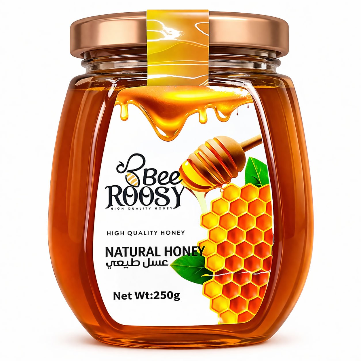 هەنگوینی سروشتی Bee Roosy 250g