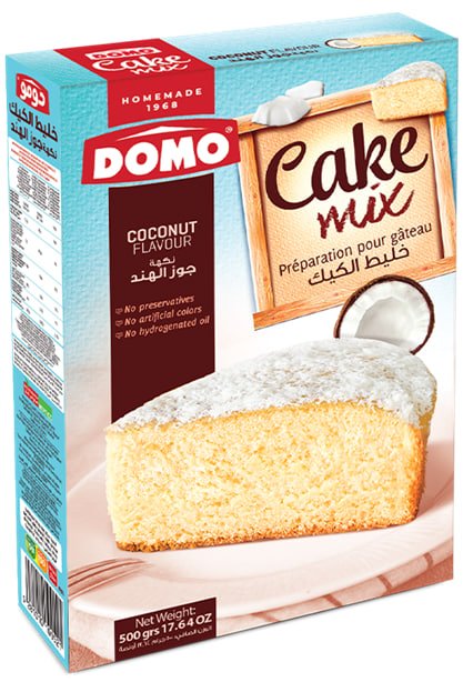 کێکی کۆکۆنات Domo 500g
