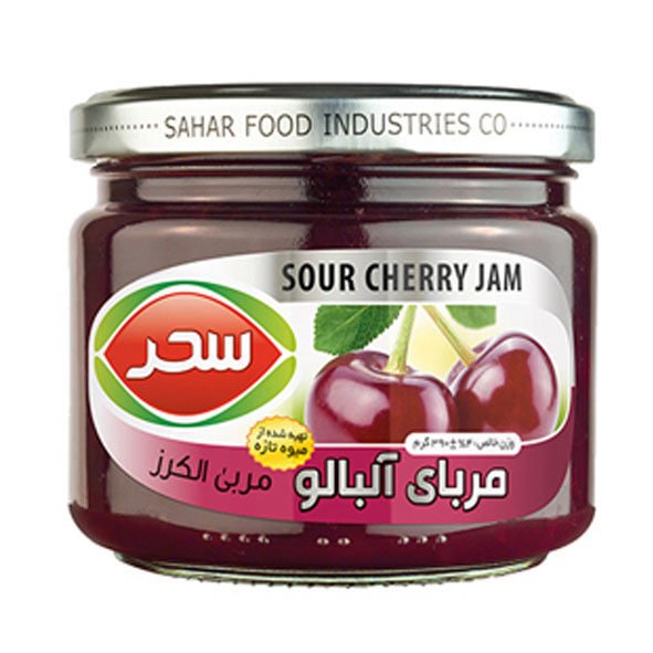 مەرەبای گیلاسی ترش سەحر 390g