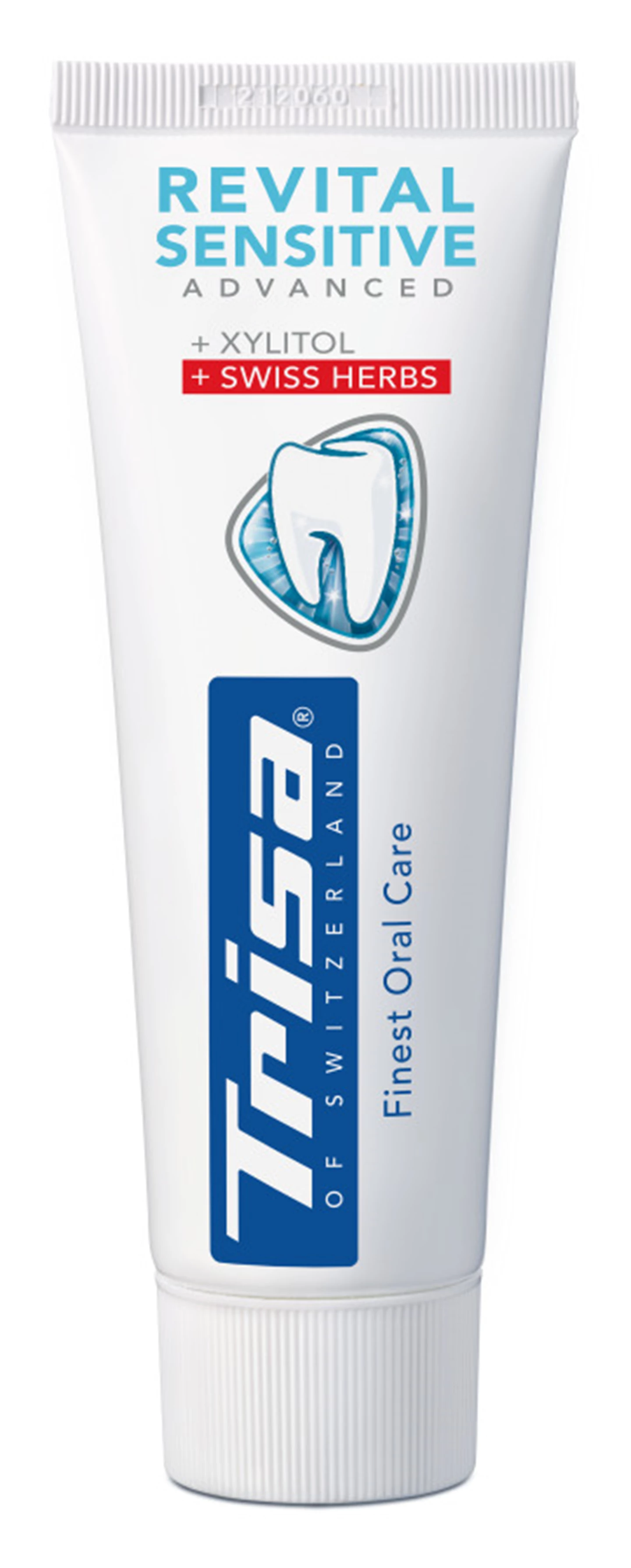 تریسا لە سویسرا مەعجونی ددانی پێشکەوتووی هەستیاری ڕیڤایتال قەبارە 75ml