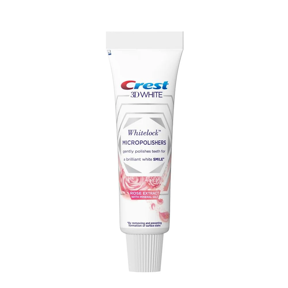 مەعجونی ددانی کریست (Crest 3D White Whitlock) بە جەوهەری گوڵبڕ: 75 مل