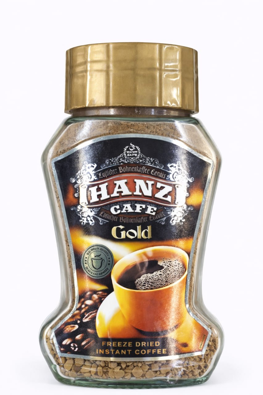 100gقاوەی Hanz Caffe Gold دەستبەجێ