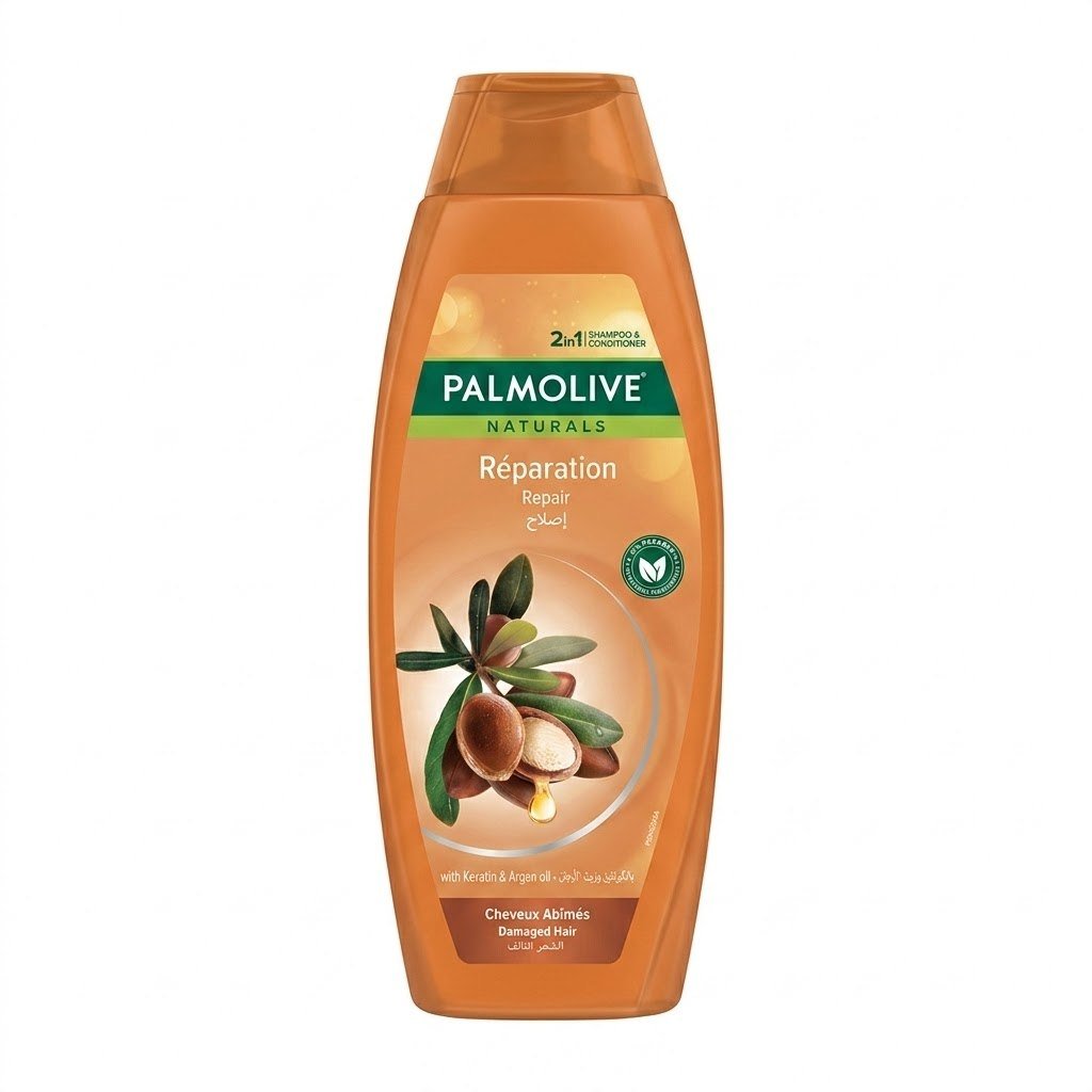 پالمۆلیڤ ناچاراڵز چاککردنەوە 2in1 شامپۆ و کۆندیشنەر3 80ml