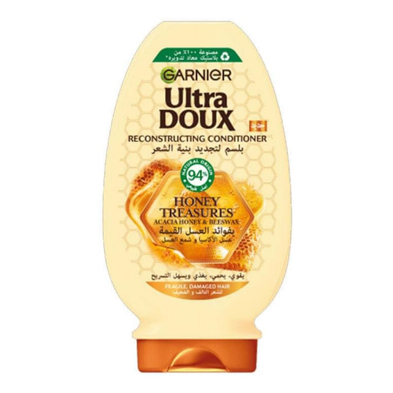 بەلسمی گارنیر Ultra Doux بە هەنگوین بۆ چاککردنی قژ 360 مل