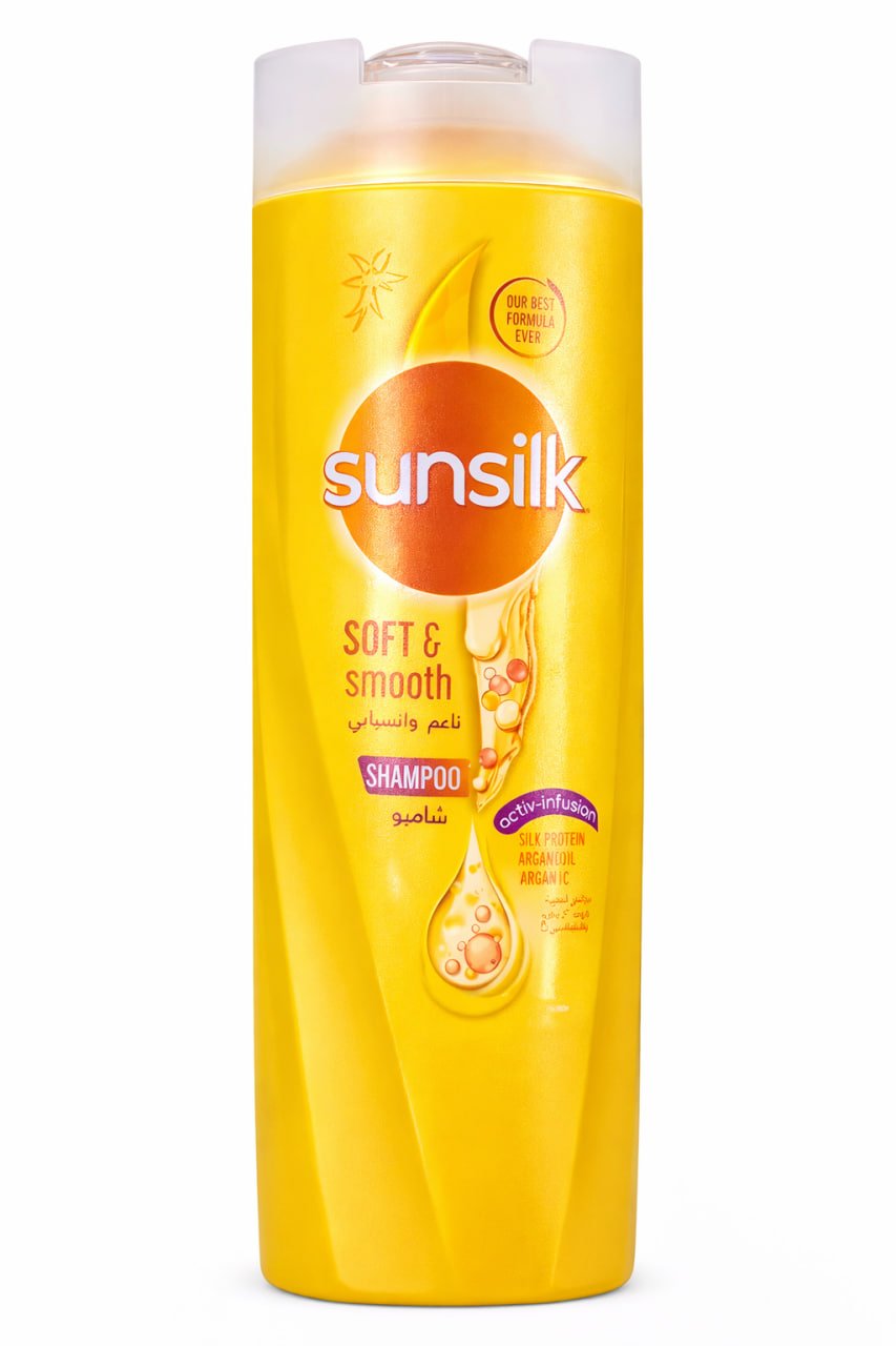 شامپوی سانسیلک Soft & Smooth بۆ نەرمی قژ 350 مل