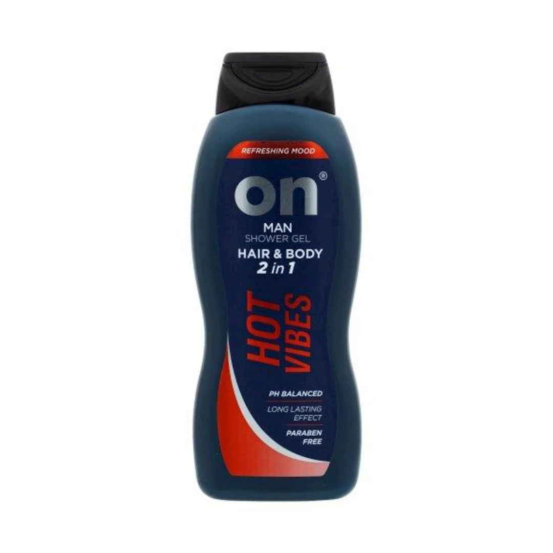 ON جێڵی دوش بۆ پیاوان (Hot Vibes) 650ml