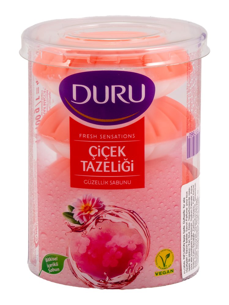 سابوونی Duru خۆشەویستی گوڵەکان 4 × 90 گرام