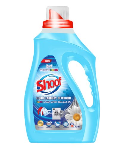 شوف مایع جلشۆری سپی و ڕەنگاوڕەنگ 3lt