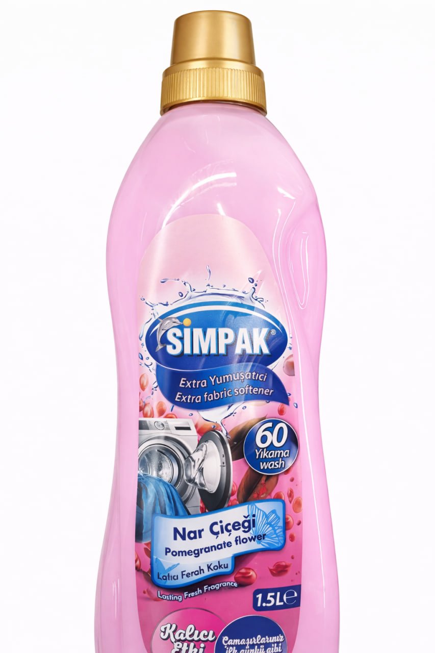 سیمپاک نەرمی جل زیادە گوڵی هەنار 1.5lt