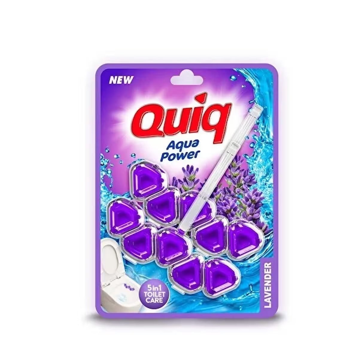 کویق Aqua Power بۆنی توالێت لاڤەندەر 5 لە 1