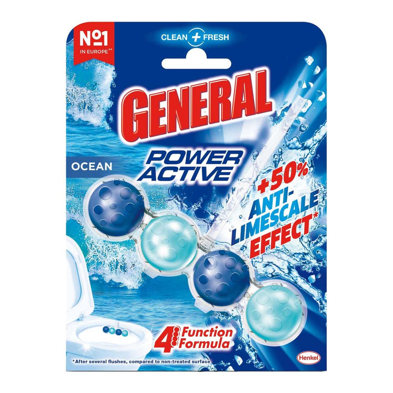 جەنەڕاڵ Power Active بۆنی توالێت بۆنی ئۆقیانوس