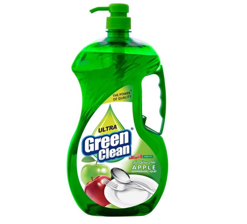 گرین کلین Ultra مایعی شتنی قاچاخ بۆنی سێو 1.8 لیتر