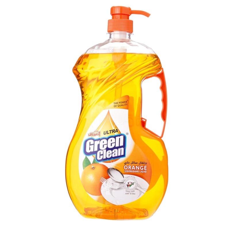گرین کلین Ultra مایعی شتنی قاچاخ بۆنی پرتەقاڵ 1.8 لیتر